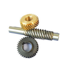 China supplier cheapest micro worm gear speed reducer with through shaft